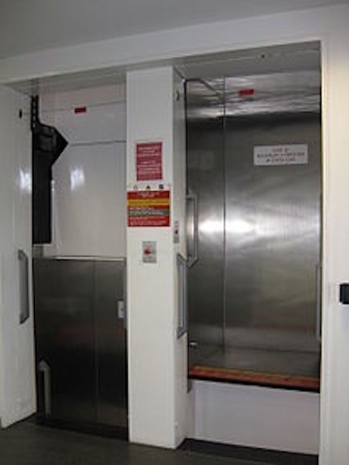 paternoster style elevator