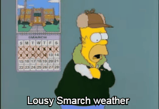 Lousy smarch weather