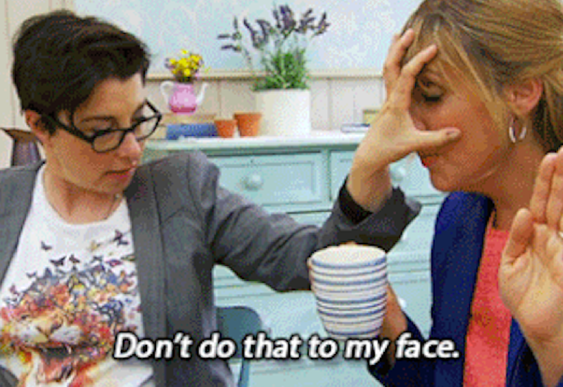mel and sue on bake off
