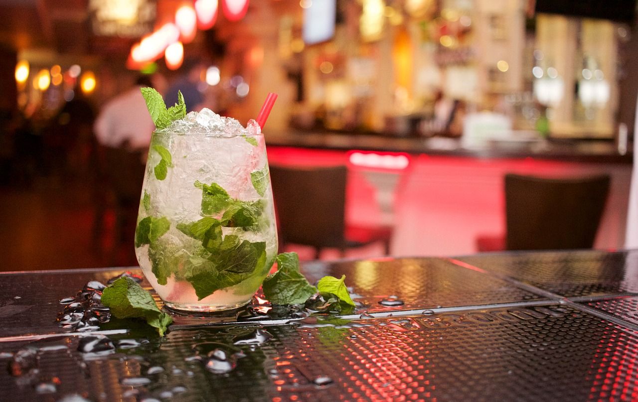 mojito with fresh mint