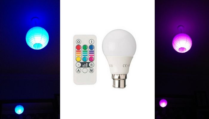 gifts for students - colour changing lightbulb