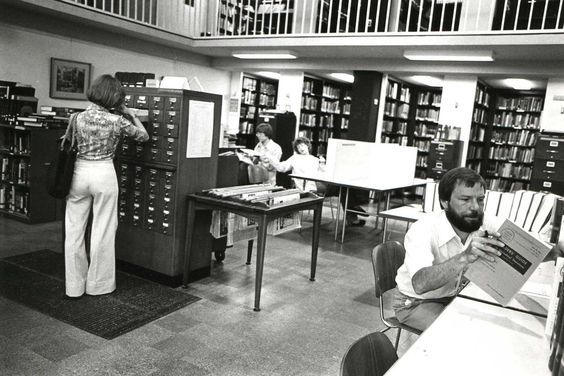 uni library in the 70s