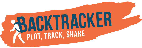 backtracker logo plot, track, share